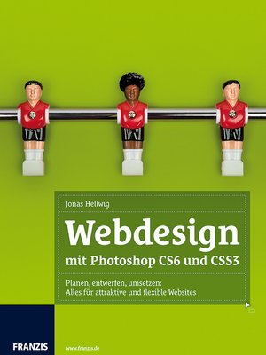 cover image of Webdesign mit Photoshop CS6 und CSS3